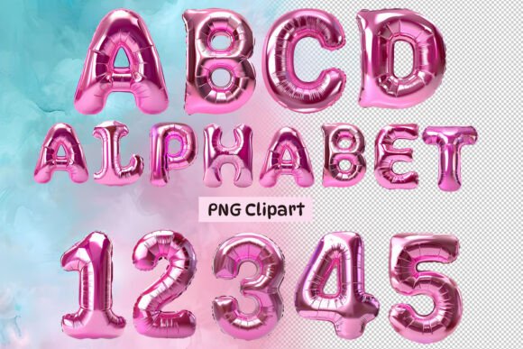 Download 3D Foil Balloon Alphabet Clipart, Letter - Alphabet Collection