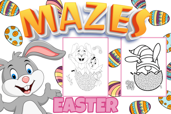 Download Easter Mazes Activities for Kids - Easter Collection