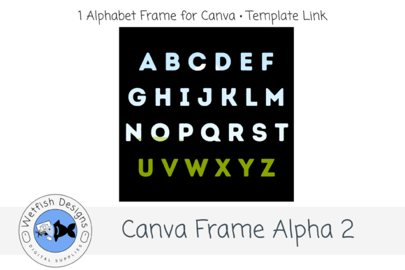 Download Canva Alphabet Frame Template 2 - Alphabet Collection