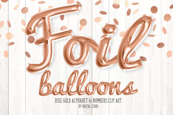 Download Rose Gold Foil Balloon Alphabet - Alphabet Collection