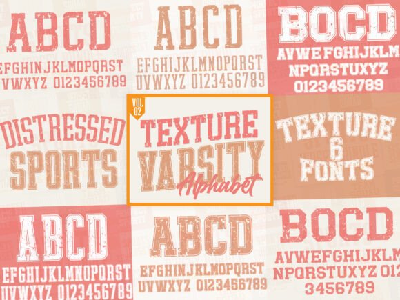 Download Texture Varsity Alphabet - Alphabet Collection