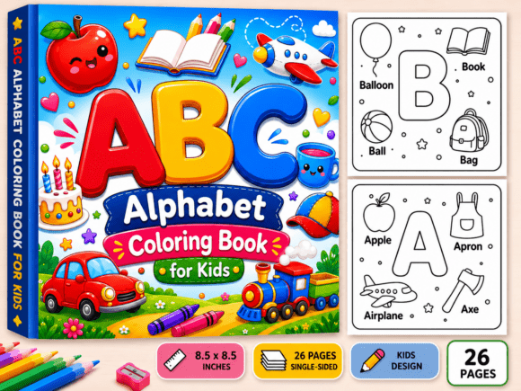 Download ABC Alphabet Coloring Pages for Kids - Alphabet Collection